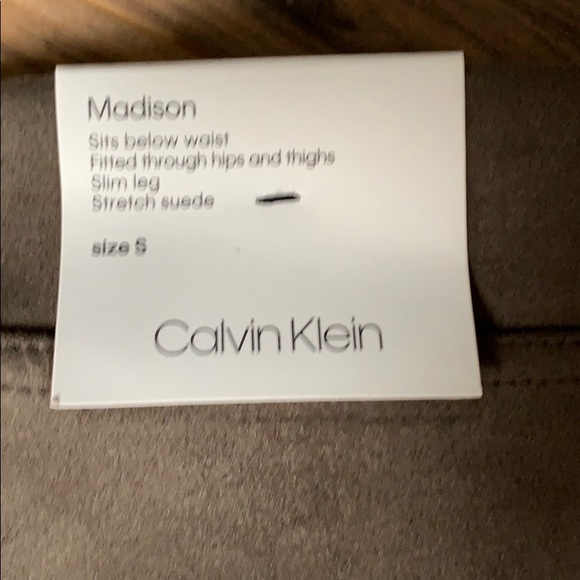 Calvin Klein Stretch suede pants - Picture 5 of 6